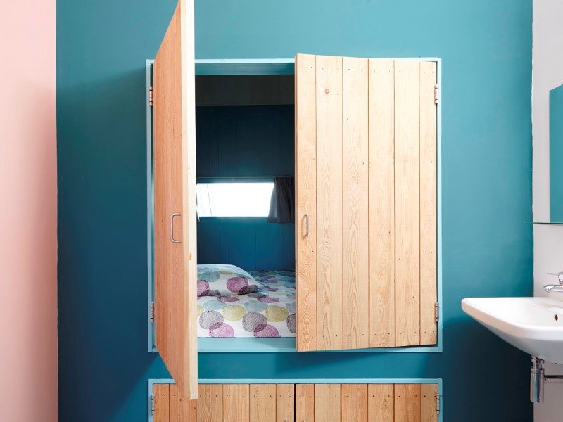 Het pareltje van dit vakantiehuis: een bedstee.