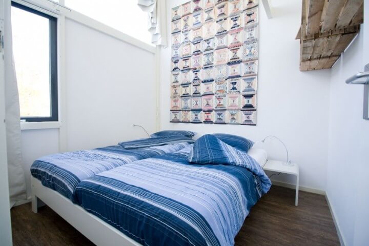 Fijn wegdromen in deze slaapkamer.