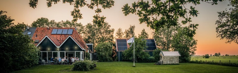 Prachtige locatie bij vakantieboerderij it Flinkeboskje in Hemelum.
